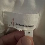 Anthropologie  Haley Embroidered Lace Tunic Top Medium Petite Ivory Anthro Photo 3