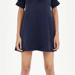 ZARA  TRF Polka Dot Mini Dress V-Neck Short Sleeve Party Dress‎ L Y2K Party Photo 0