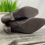 Unisa  Sultana Brown Leather Mule Heel Clog Shoe 7 Photo 6