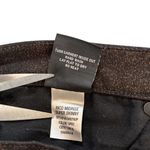 Hudson Jeans Hudson Nico Speckled Sheen Mid Rise Super Skinny Jean Pant in Black Brown 31 Photo 7