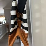 Black and white striped medium duffel bag, NWOT , New Photo 2