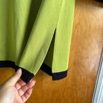 Misook  LIME GREEN & NAVY BLUE CARDIGAN Photo 4