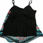 Colorful Striped Swim Top Green Size 24W Photo 1