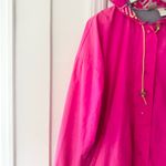 Nike Vintage 90s Hot Pink Purple Stripe Packable Fannypack Windbreaker Jacket L Photo 4