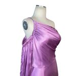 Cinq a Sept Naikta Satin Mini Dress in Violet 14 New Womens Cocktail Purple Photo 5