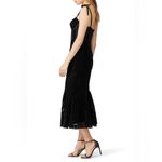 Monique Lhuillier ML‎  Velvet Lace Midi Dress 2 Photo 4
