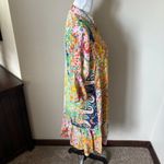 Johnny Was  Braemar Eleon Dress Silk Floral Colorful Womens Xsmall NWT Photo 6