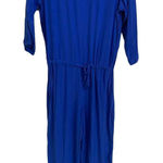 Amanda Uprichard  Silk Jumpsuit Cobalt Blue‎ Size Small Photo 0