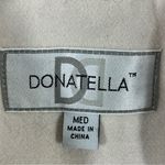 Linea Donatella WOOL BLEND WALKER WOMEN COAT FULLY LINED SINGLE BREASTED IVORY M Photo 8