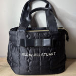 Jill Stuart JILL by Quilted Puffy Bow Mini Tote Bag Handbag Coquette Neutral Photo 0