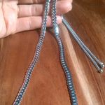 Curb Chain Lariat Stainless Steel Necklace (18 to 29 Inch) Photo 8