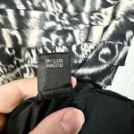 Adrianna Papell  Dress Women Size 14 B&W Mini Abstract Pleated Ruffled Layer Photo 5