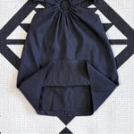 ZARA Cutout Linen Blend Mini Dress in Black XS Photo 11