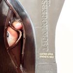 Jack Rogers Brown Leather Thong Wedge Sandals Photo 7