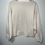 Sanctuary  Chill Out Ballet Neck Sweater Ivory Beige Size‎ L/XL Photo 1