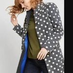 Modcloth  Salient Style Wool Coat Polkadot Gray Sz XS Photo 0