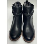 Sperry NEW Liberty Chelsea Boots Leather Braided Strap Booties Black Size 8 Photo 3