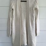 Aerie  Women’s Extra Small Cream Open Cardigan Sweater Photo 0