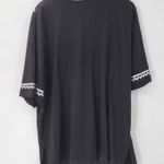 Saks 5th Avenue VTG Saks Fifth Avenue Womens Pants Set 3X Black Art to Wear Jeweled Top Pull On Photo 2