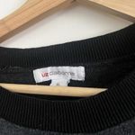 Liz Claiborne Abstract Geometric Block Oversized winter Sweater Black Gray XL Photo 3