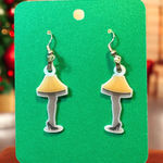 & Other Stories A Christmas Story Leg Lamp FraGeeLay Yellow Black Dangle Pierced Earrings New Photo 0