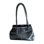 Fossil  Black Leather Shoulder Purse Handbag Photo 2