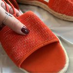 Eileen Fisher  Mews Magma Melange Orange Stretch Espadrilles Flat Sandals Size 8 Photo 3
