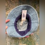 NOS 90s Nordstrom Carole Amper denim floral Blossom bucket hat Pink Photo 6