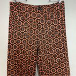 Maeve Anthropologie Pants The Collette Cropped Wide Leg Ponte Floral Geometric Photo 4