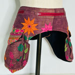 Vintage Bohemian Embroidered Patchwork Bum Belt Festival Cotton Fanny Waist Pack Photo 0