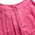 Ena Pelly Lillian Cupro Pleated Wide Leg Trousers Pink Size undefined Photo 8