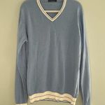Brandy Melville  Oversized V-Neck Vintage Inspired Sweater Photo 0