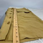 A New Day  button down tan Skirt size 8 w/huge front pockets Photo 11