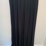 Sleeveless Square Neck Midi Dress Black Size L Photo 3