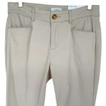 Loft NWT ‎ Women’s 2023 Mid Rise Skinny Ankle Pants Light Khaki Size 4 Preppy Photo 6