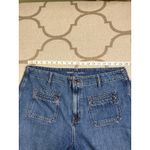 Old Navy  high rise baggy wide leg drapey denim front pockets jeans, size 16 Photo 14
