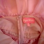 Dolls Kill Sugar Thrillz X  Softer Smiles Babydoll Dress in pink Photo 3