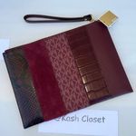 Michael Kors Merlot Multi Clutch Wristlet Photo 4