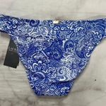 Ralph Lauren LRL  Blue Artisanal Woodblock Paisley Hipster Bikini Bottom Sz 4 New Photo 3
