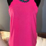 Staccato Stacatto Size S Hot Pink Racerback Blouse Photo 0