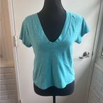 Pilcro ‎ Boxy Plunge Vneck Tee XXS lounge outdoors workout Photo 1