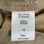 Women's New York & Company Stretch Khaki Dress Pants Career Office Size 10 Tall Tan Photo 11