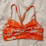 Old Navy Pink And Orange Paint Splatter Sports Bra Photo 0