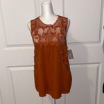 Chelsea28 Brown Babydoll Blouse Sleeveless. Small NWT Photo 1