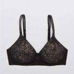 Aerie  Real Sunnie Demi Push Up Blossom Lace Bra 34d Photo 1