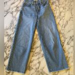 Madewell EUC curvy vintage jeans wide leg cropped 24 broken zipper needs repair Photo 4