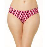 Time & Tru NWT  Women's Geo Print V-Wire Bikini set size medium 8-10 pink swim Photo 8