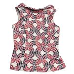 Boden Sleeveless Floral Martha Peplum Rollneck Top Size 4 Photo 8