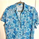 Petal and Pup  blue floral romper Photo 4