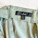 Lulus Let's Celebrate Tonight Asymmetric Satin Cocktail Dress Sage Green NWOT Photo 8